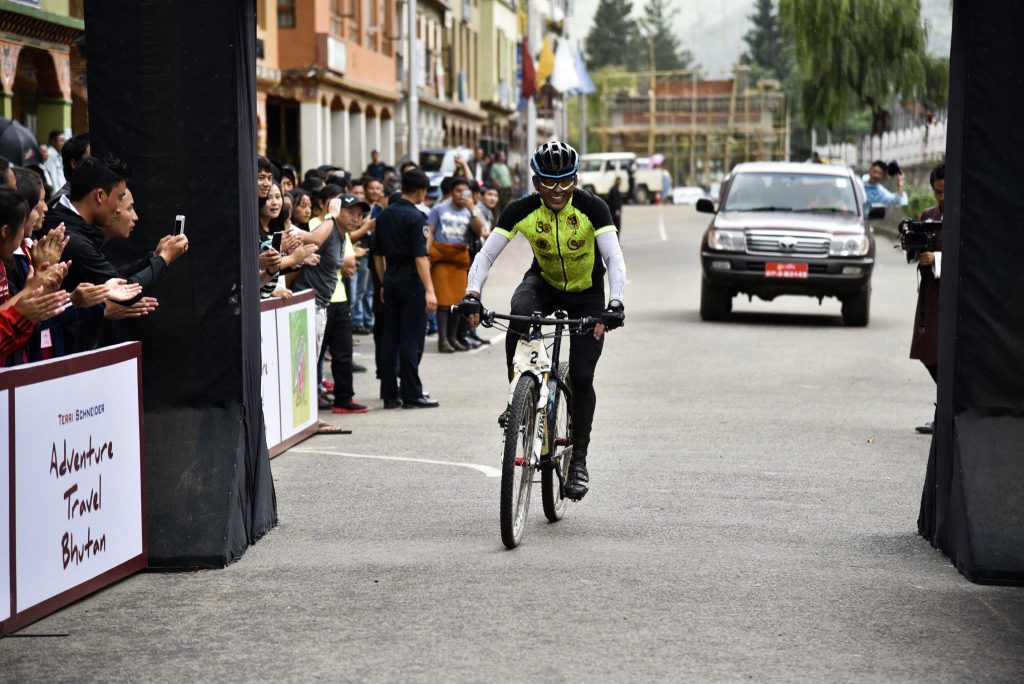 Sonam at the finishline1- 6th ToD, 2015-2