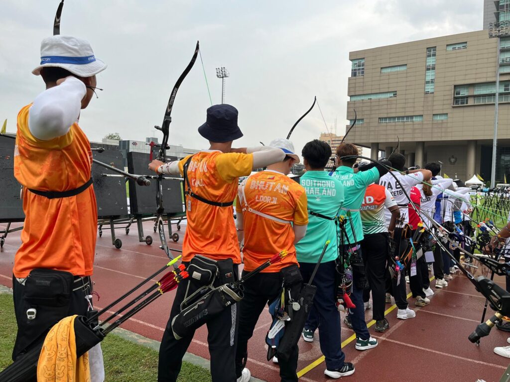 Bhutanese Archers Shine in Qualification Round of 2025 Asia Cup-World Ranking Tournament