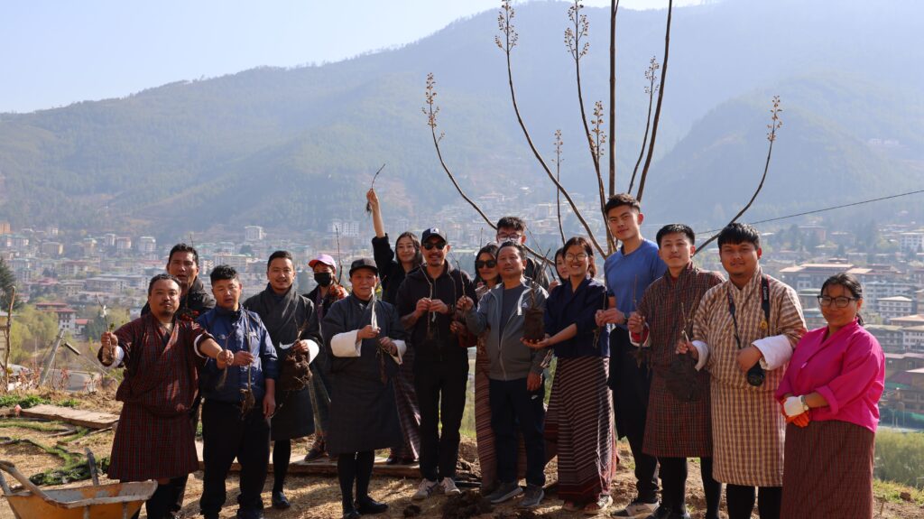 Group photo tree plantation