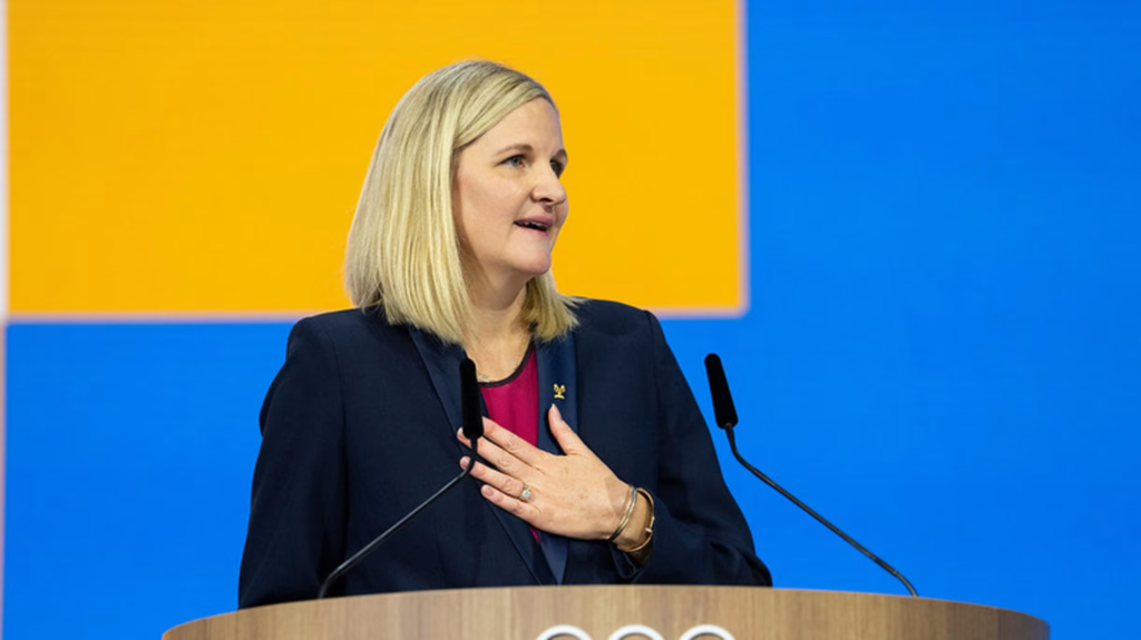 Kirsty Coventry Elected as the 10th IOC President. Picture Courtesy : IOC