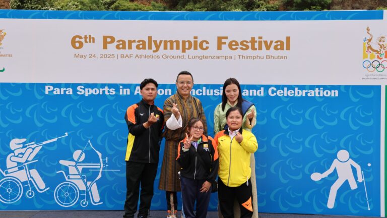 A Hearty Congratulations to the Bhutan Paralympic Committee