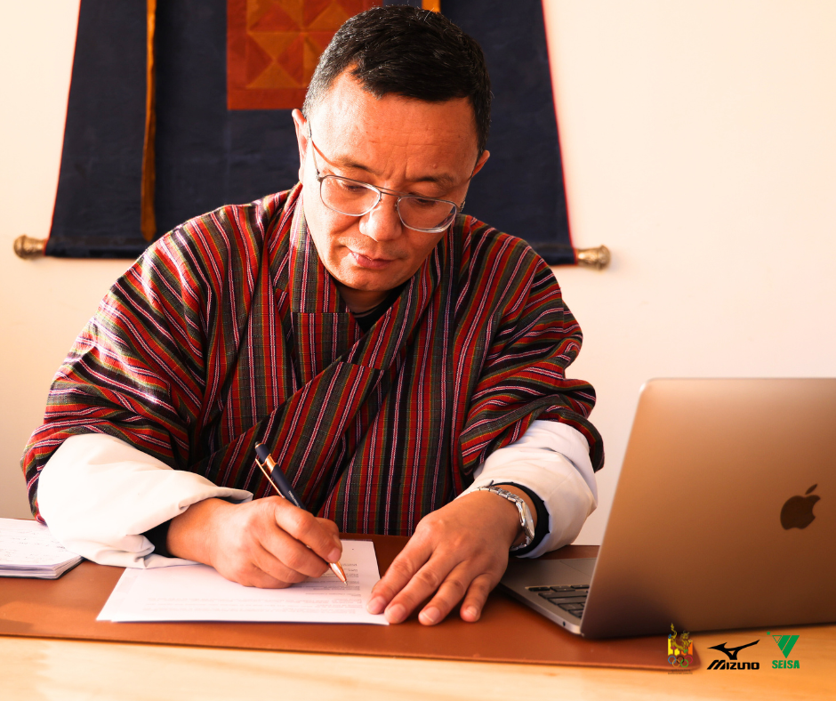 Bhutan Olympic Committee Renews MoU with Mizuno Corporation and SEISA Group