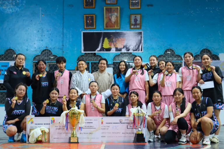 Griffins Crowned Champions in the First-ever Thimphu Women’s Basketball League