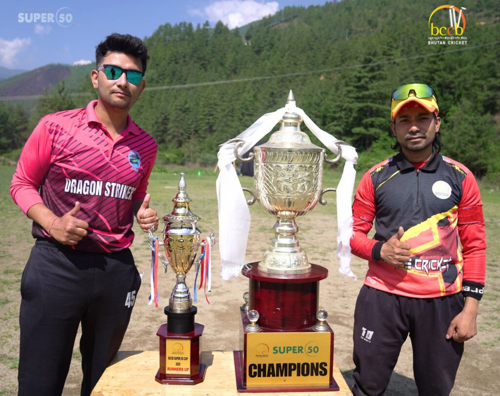 Samtse Cricket Club Crowned Champions of Bhutan Cricket Super 50 Tournament 2025