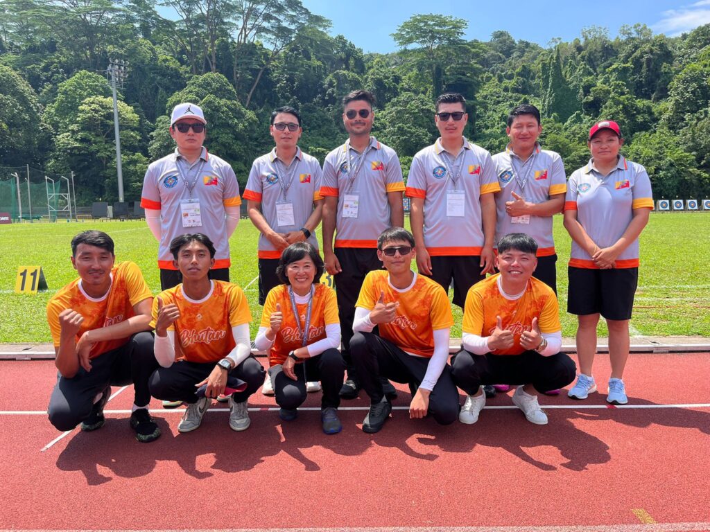 Bhutan’s Arrows Fly High in Singapore: Archers Make History at Asia Cup 2025