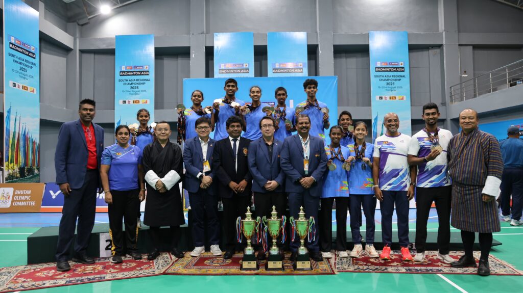 Sri Lanka Clinches Glory as Bhutan Hosts First-Ever Badminton Asia South Asia Regional Championships 2025