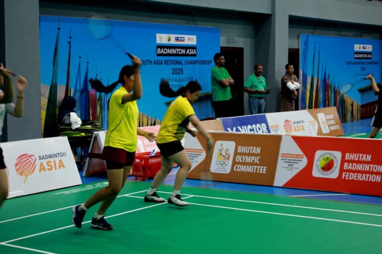 Bhutan Faces Tough Challenges at Badminton Asia South Asia Regional Championships 2025