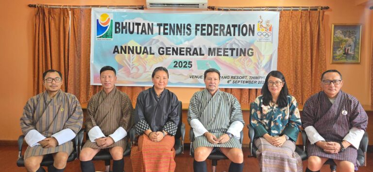 Bhutan Olympic Committee Congratulates Newly Elected Bhutan Tennis Federation Executive Members