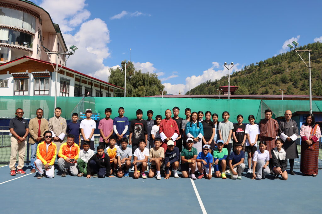 Bhutan ATF - U 14 tournament group picture
