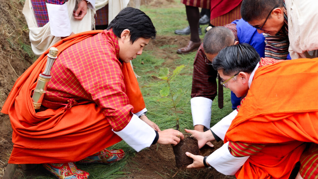 His Royal Highness Prince Jigyel Ugyen Wangchuck Graces Launch of Bhutan Insurance Limited’s “One Tree Initiative” in Honour of His Majesty The Fourth Druk Gyalpo’s 70th Birth Anniversary