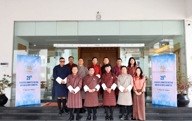 Bhutan Olympic Committee Holds 29th Executive Committee Meeting