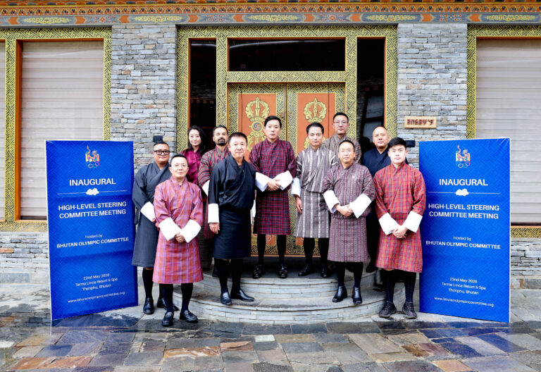 Bhutan Olympic Committee Hosts Inaugural High-Level Steering Committee Meeting in Thimphu to Advance Sports Ecosystem Upgrade