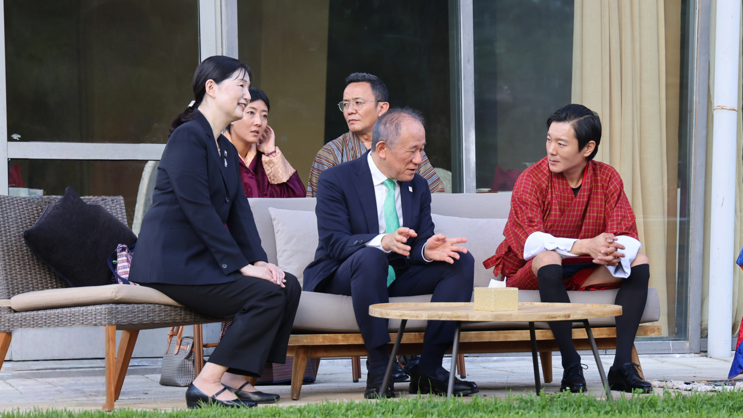 HRH with Japanese Official of JPC