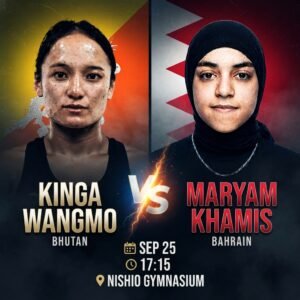 Kinga Wangmo Set for Asian Games Boxing Bout Against Bahrain’s Maryam Khamis