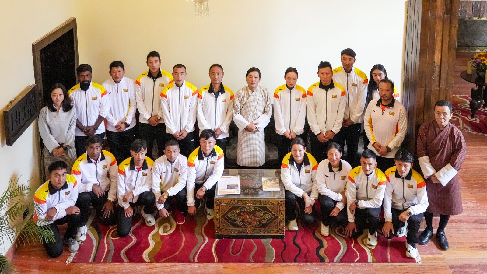 HRH PRINCE JIGYEL UGYEN WANGCHUCK ENCOURAGES TEAM BHUTAN TO BUILD ON ASIAN GAMES EXPERIENCE