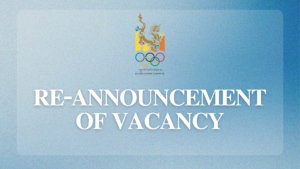 Re-announcement of Vacancy