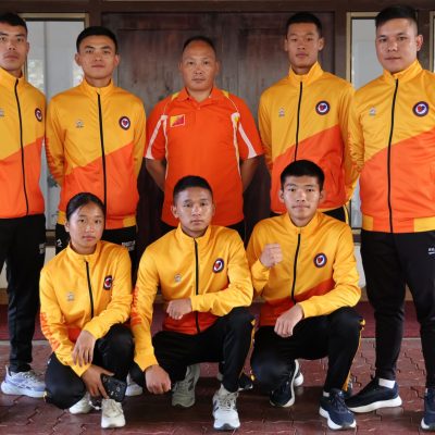 Bhutan Boxing Federation team for Asian Boxing U19 & U22 Championship