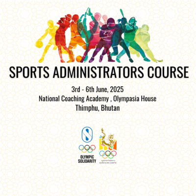 Sports Administrators Course Begins Tomorrow in Thimphu