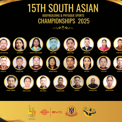 Bhutan Unveils 23-Athlete Lineup for 15th South Asian Physique and Sports Championships 2025