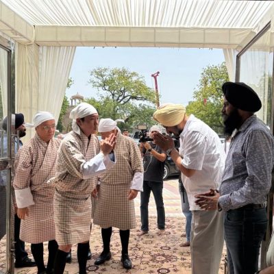 His Royal Highness Prince Jigyel Ugyen Wangchuck Pays Tribute to Late Raja Randhir Singh in New Delhi, India